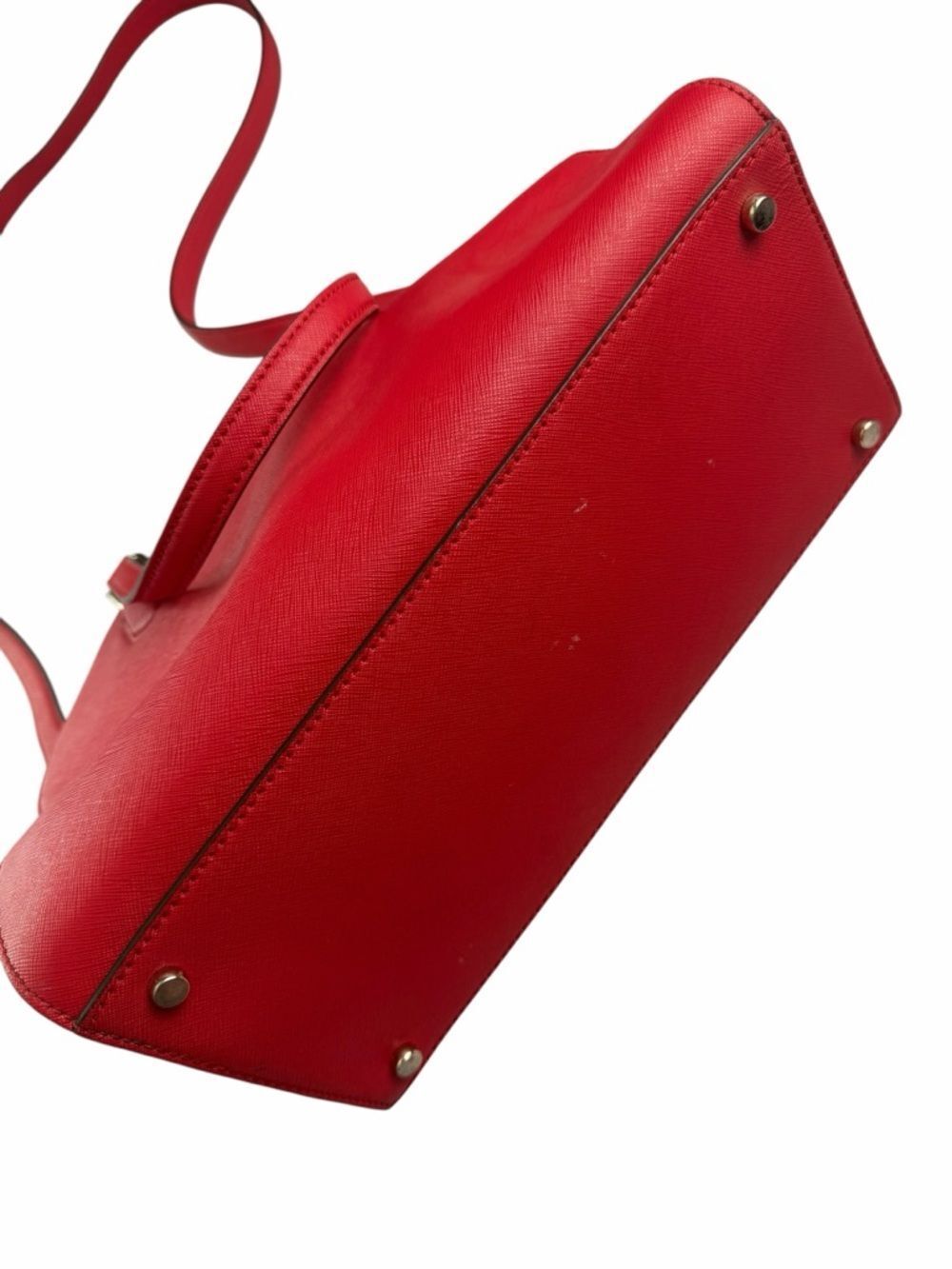 Kate Spade Reiley Red Laurel Way Satchel chili red EUC - Picture 4 of 10